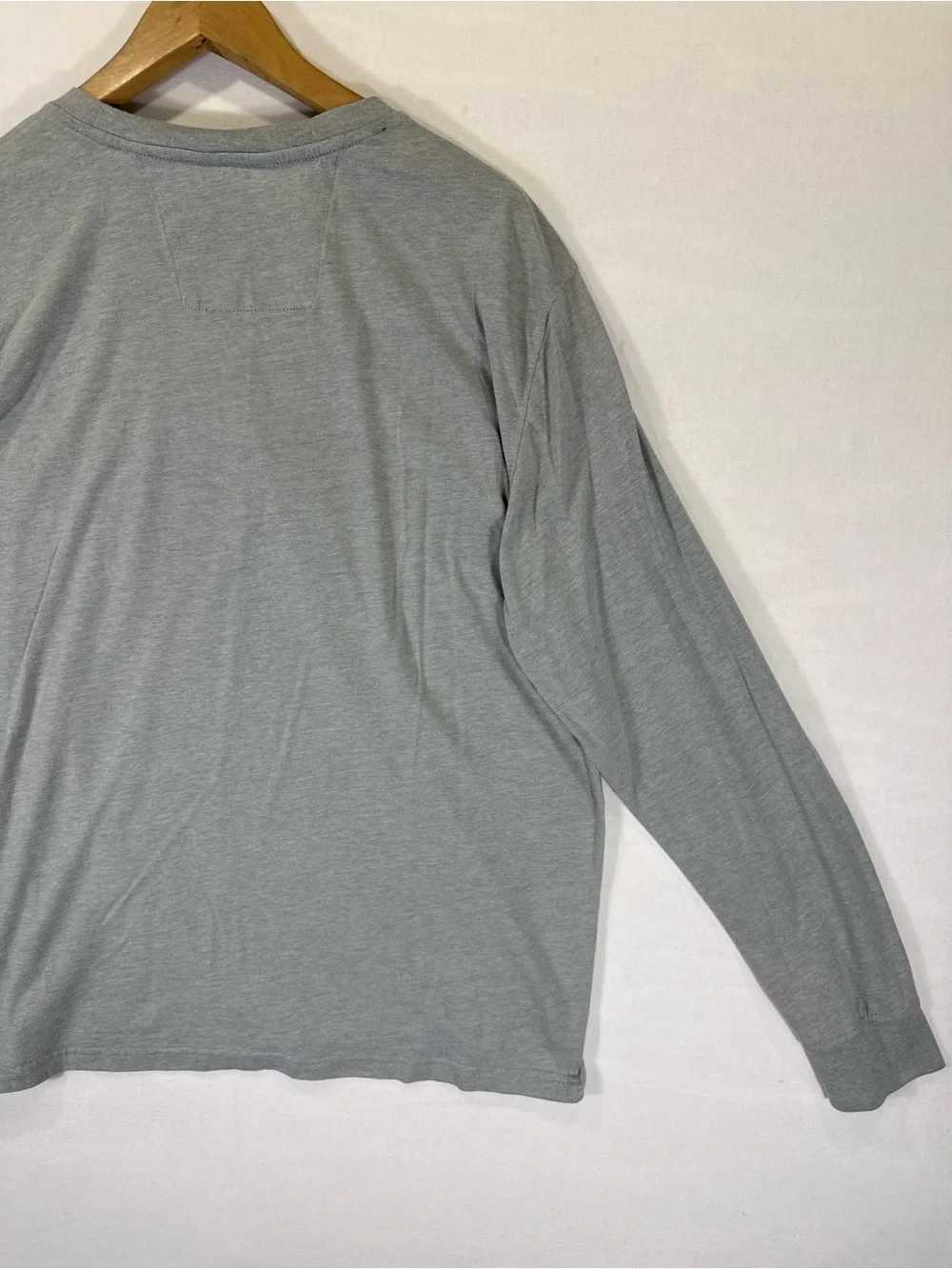 Nautica Light Gray Long Sleeve Crewneck Tee